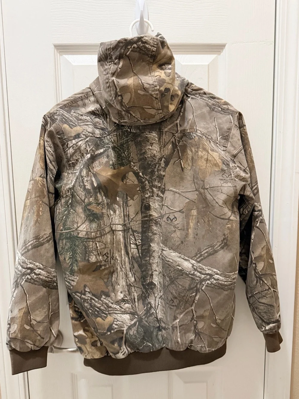 Game Winner Realtree youth camouflage hooded hunting jacket size Large